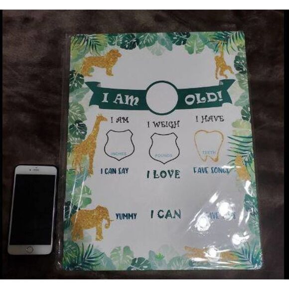 Jungle Theme Milestone Board - BRAND NEW!!! - Picture 3 of 3